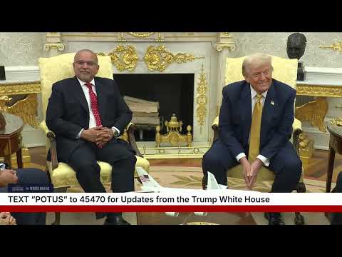 President Trump Participates in a Bilateral Meeting with the Crown Prince and PM of Bahrain