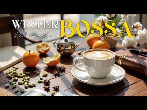 ❄️☕ Winter Bossa Nova Jazz ~ Cozy Coffee Shop Ambience & Smooth Piano