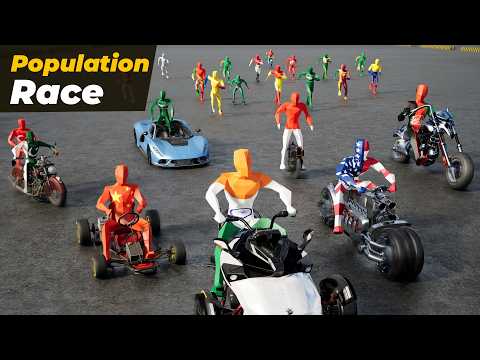 Population Race by country | From Cars to Rockets: Nations in the Population Race