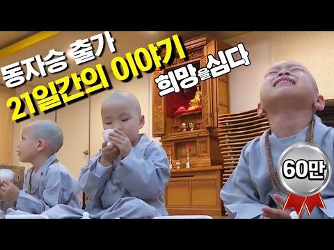 희망을 심다 : 동자승 출가 21일간의 이야기