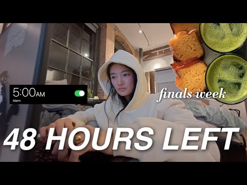 48 HOUR EXAM VLOG | another 48 hours before my final exam (realistic finals week study vlog)