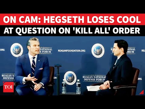 'Your Sources S**K': Hegseth Erupts Over 'Kill All Order' Report, Defends War Rules | Watch
