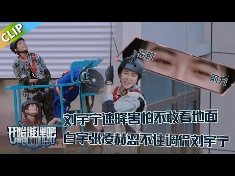 【开始推理吧 第3季】EP6：刘宇宁速降害怕不敢看地面，白宇张凌赫在楼下调侃刘宇宁！The Truth S3 #迪丽热巴 #刘宇宁 #白宇 #金靖 #周柯宇 #张凌赫