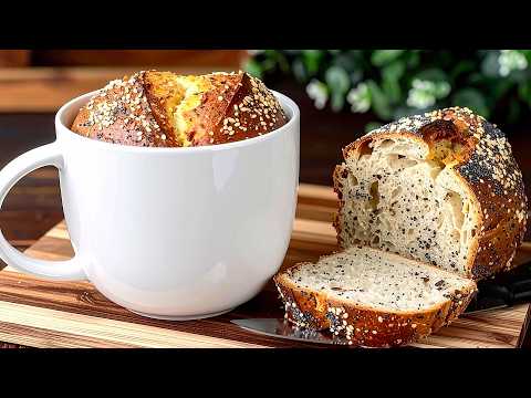 Gesundes Brot in 5 Minuten – OHNE MEHL, OHNE GLUTEN, nur Genuss! ist so einfach und lecker!