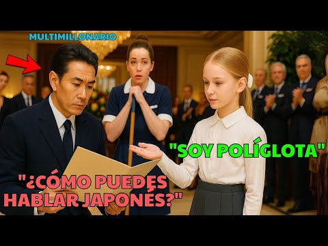 Nadie hablaba japonés; el millonario furioso, hasta que la hija de la criada respondió perfecto.