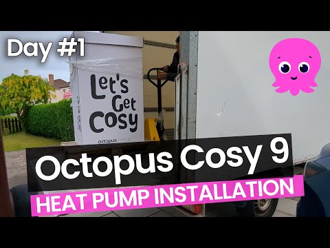 Day #1 - Let's Get Cosy! | Octopus Cosy 9 Heat Pump Installation