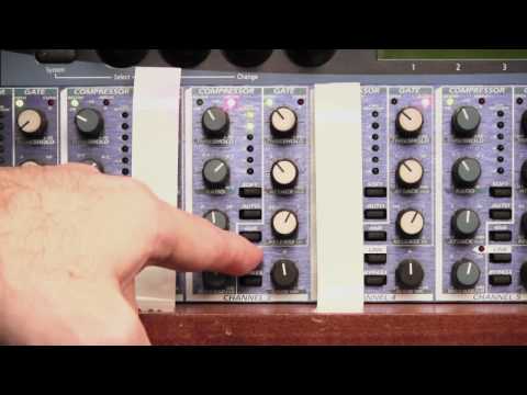 How to operate the Presonus ACP88 8-channel compressor/gate