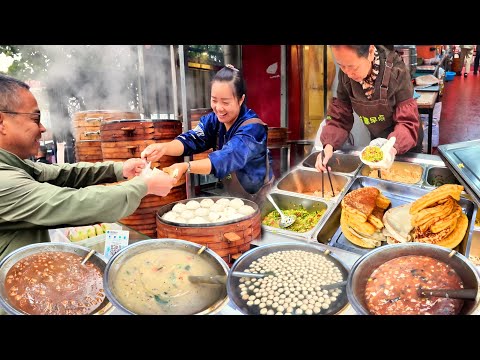 山西长治建巷便民市场：馄饨的鲜香、鸡蛋灌饼的酥脆、荷叶饼的软糯、家常饼的温暖香气 | 一口就能爱上的地道山西味
