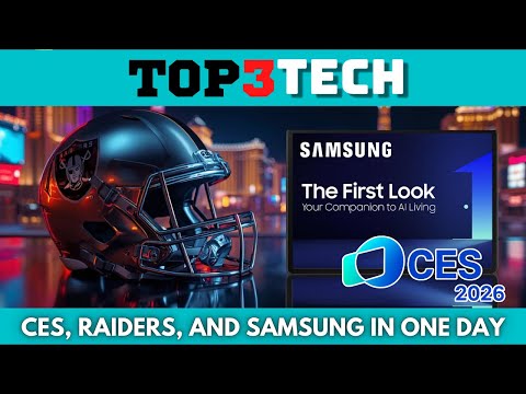 CES 2026 Weekend : Las Vegas Raiders Action, CES Media Day Highlights, And Samsung Innovations