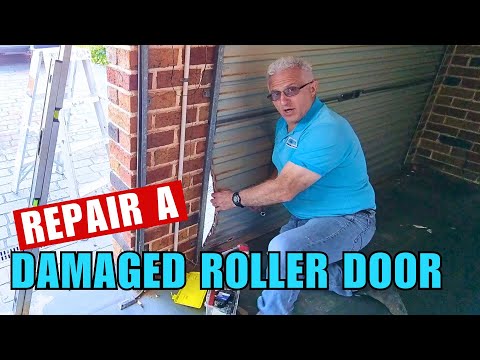 Repair a Damaged B&D Roller Door in Minutes! DIY