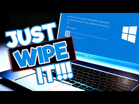 How to WIPE your hard drive and DELETE viruses from your PC!