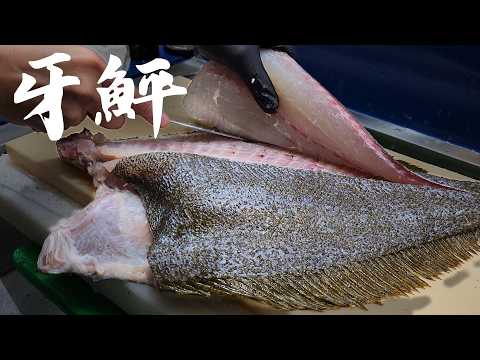 Taiwan's First: Using Deep Ocean Water Flounder to Make Kelp-Aged Sashimi