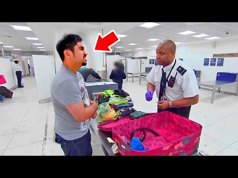 Border Patrol Confront The Most Suspicious Characters At The Airport