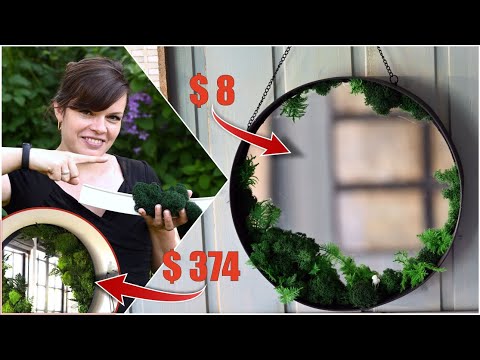 Вечнозеленый декор из мха своими руками