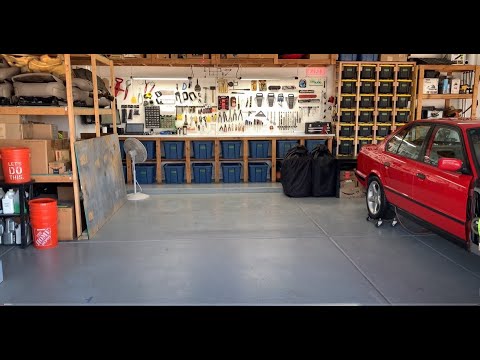 How I Organized My Shop Garage On A DIY Budget