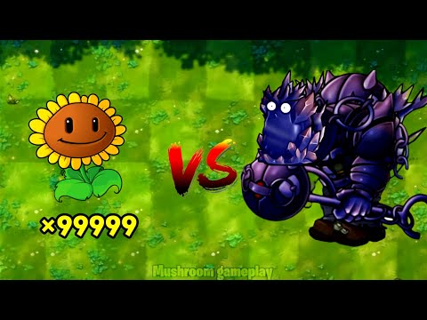 PVZ Fusion What Happens if Sun is Infinite but Zombies Never Stop? (Crazy Battle!)