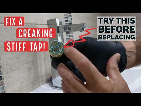 How to fix creaking stiff tap - Try this before you replace !