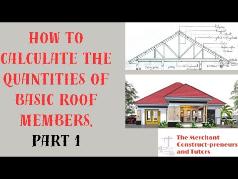 How to calculate roof members, part 1