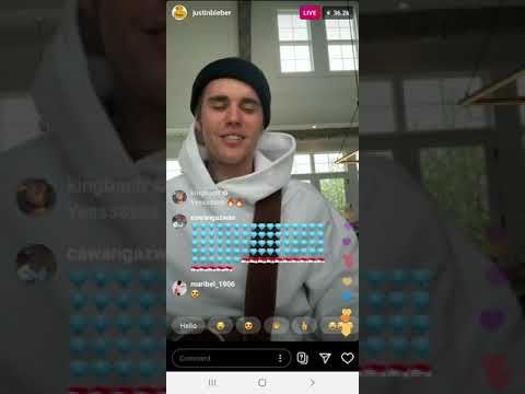 Justin Bieber - Come Around Me & My Favorite Girl Acoustic live on Instagram
