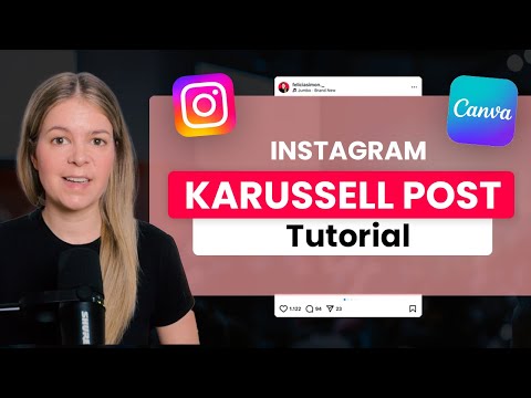 Create seamless Instagram carousel posts 📸 Canva & Instagram tutorial 👉 simply explained