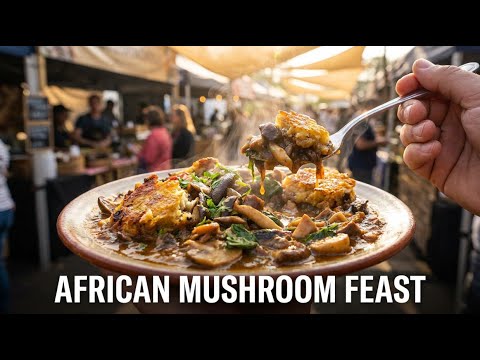 Food at the African Rising Mushroom Festival 