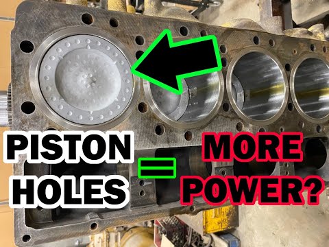 Could Pistons with DENTS make more power and burn less fuel? Speed of Air Pistons.