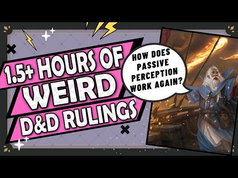 1.5+ Hours of Weird Rulings in D&D to Fall Asleep to