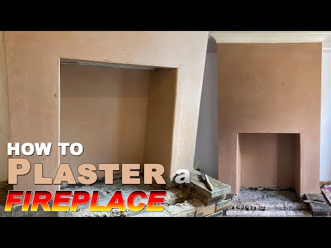 How to Plaster a Fireplace using SAND & CEMENT