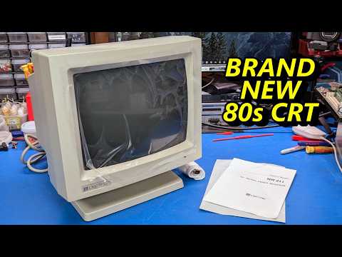 "Nnew old stock" monochrome monitor from 1986 (Sceptre MM-211)