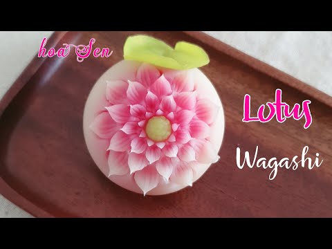 How To Make The Lotus Nerikiri Wagashi