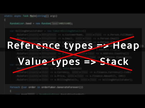 Where are types allocated in .NET and why people get it so wrong