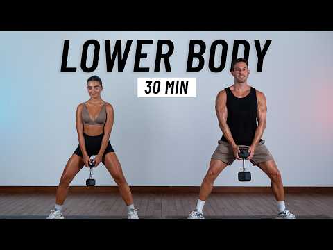 30 Min Lower Body Dumbbell Workout - Leg Day at Home