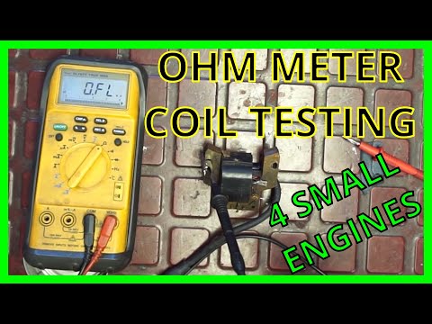 Ignition Coil Testing with ohm meter for small engines - Briggs-Tecumseh - How To ~ UPDATED