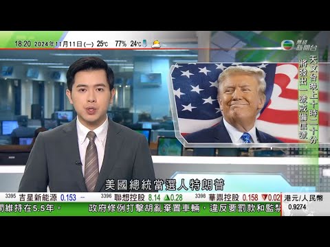 無綫TVB 六點半新聞報道|據報美國指示台積電明起停止向中國大陸提供用於AI7納米或更高階晶片|中國公布黃岩島領海基點基線|西班牙數萬人示威不滿當局應對災情不力|20241111