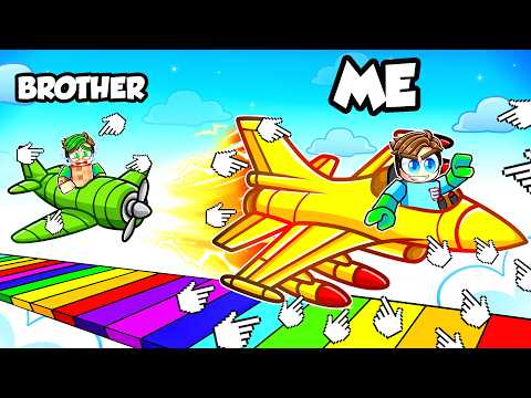 BEATING my BROTHER in Roblox PLANE TRAINING SIMULATOR