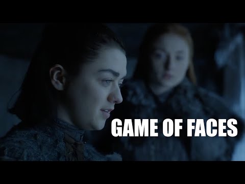 The Game of Faces (The Arya and Sansa Scenes That Were Misinterpreted Greatly) Game of Thrones