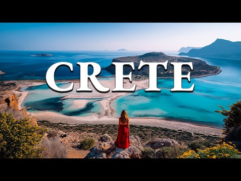 BREATHTAKING Crete in 4K with Soothing Music and Drone Views
