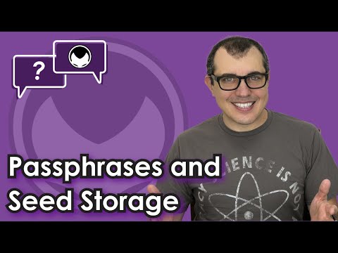 Bitcoin Q&A: Optional Passphrases (Advanced Security Feature) and Seed Storage
