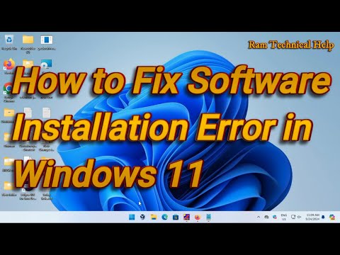 How to Fix Software Installation Error in Windows 11 | Fix Software Installation Error in Windows