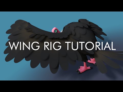 Rigging a Wing Using Geometry Nodes in Blender 3.4. Part 1