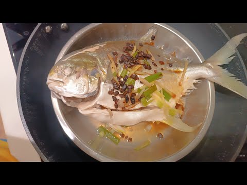 [家常小菜] 豉汁蒸䱽魚, (情感題）點解男人/老公要食魚頭？ #蒸魚 #䱽魚🐟 #煮飯男 #移英生活 