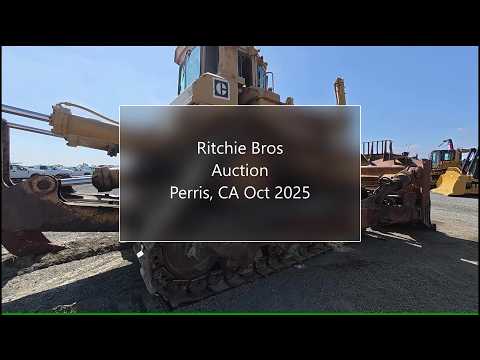 Ritchie Bros Auction Walk Thru (Perris, CA) Oct 2025...  With sale results