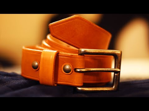 Making a $100 Belt from Scratch| DIY Leather Craft