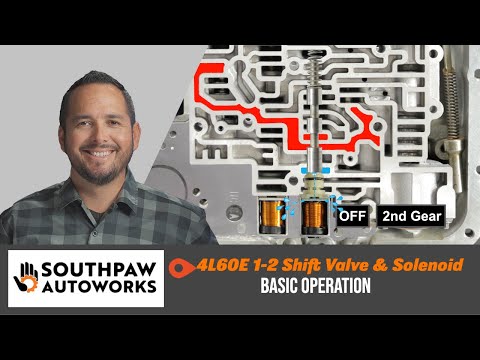 4L60E: 1-2 Shift Valve + 1-2 Shift Solenoid (Part 1) Basic Operation