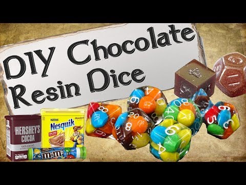 How to Make Your Own Dice Set | Chocolate Resin Dice