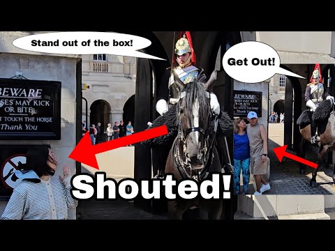 OMG, nobody's listening! King's Guard has had enough with these rude and disrespectful tourists!