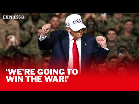 Trump delivers FIERY address to US troops in Japan aboard US aircraft carrier