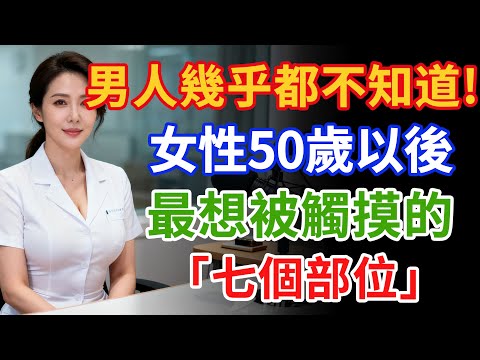 如果是50歲以上的女性，誰都希望先摸摸這7個部位…男人幾乎都不知道的親密關係！#健康 #两性健康#健康知识#老年健康