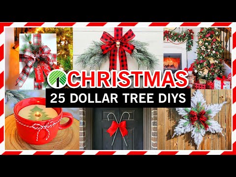 25 Of The Best Looking Dollar Tree Christmas DIYs
