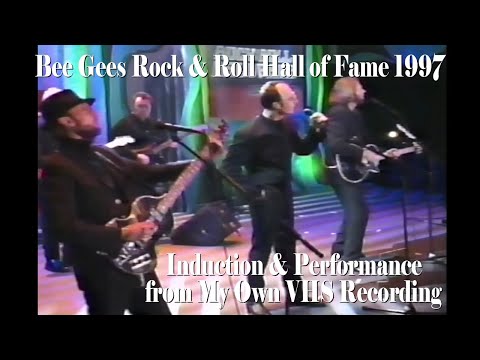 Bee Gees Rock & Roll Hall of Fame Induction & Performance 1997